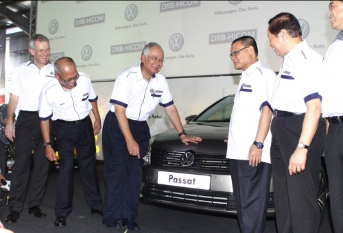 We just got home from Pekan Pahang where DRBHicom and Volkswagen unveiled