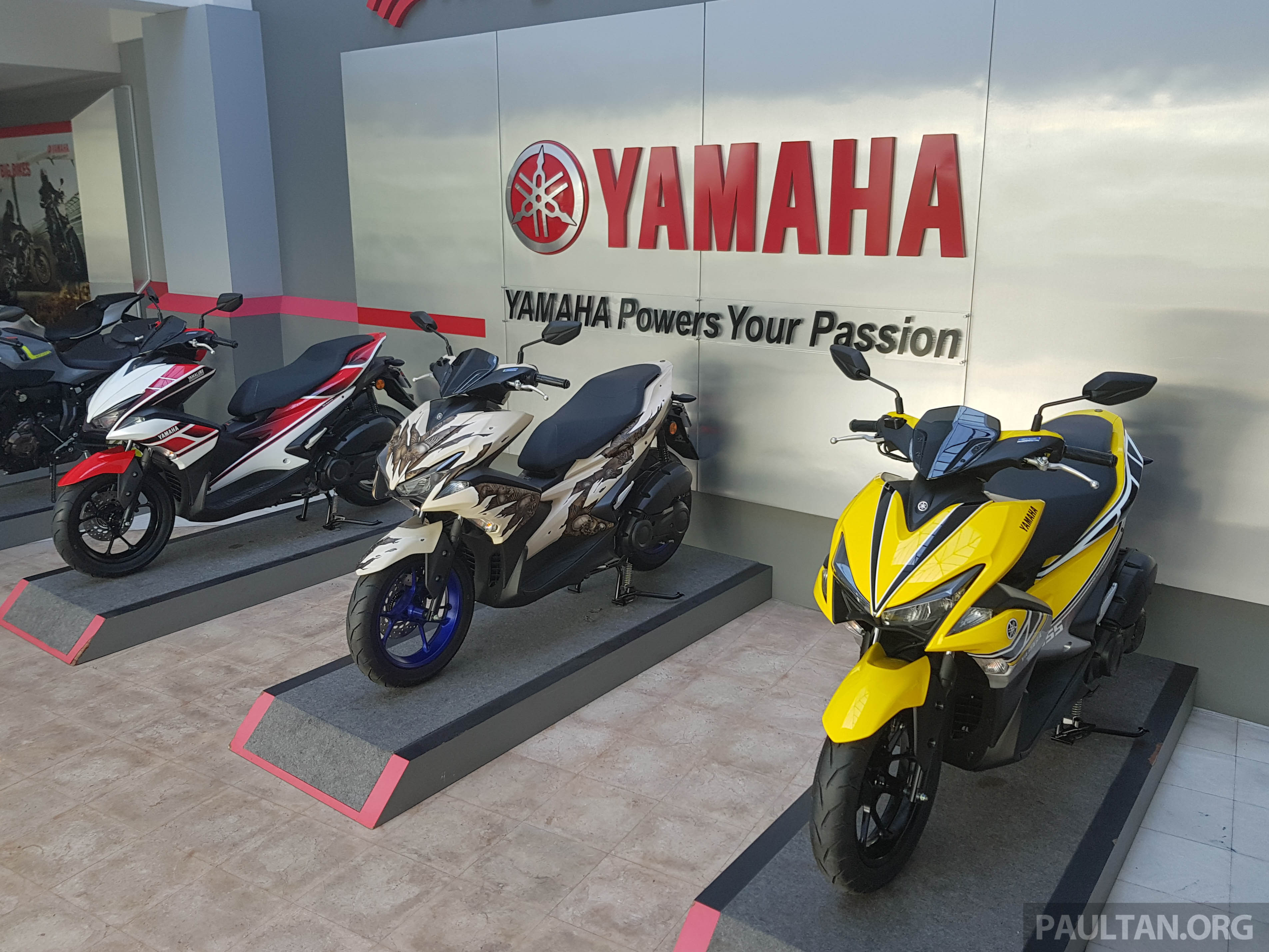 2017 Yamaha NVX specials on display in Shah Alam